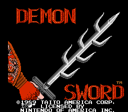 Demon Sword screenshot 4 for NES